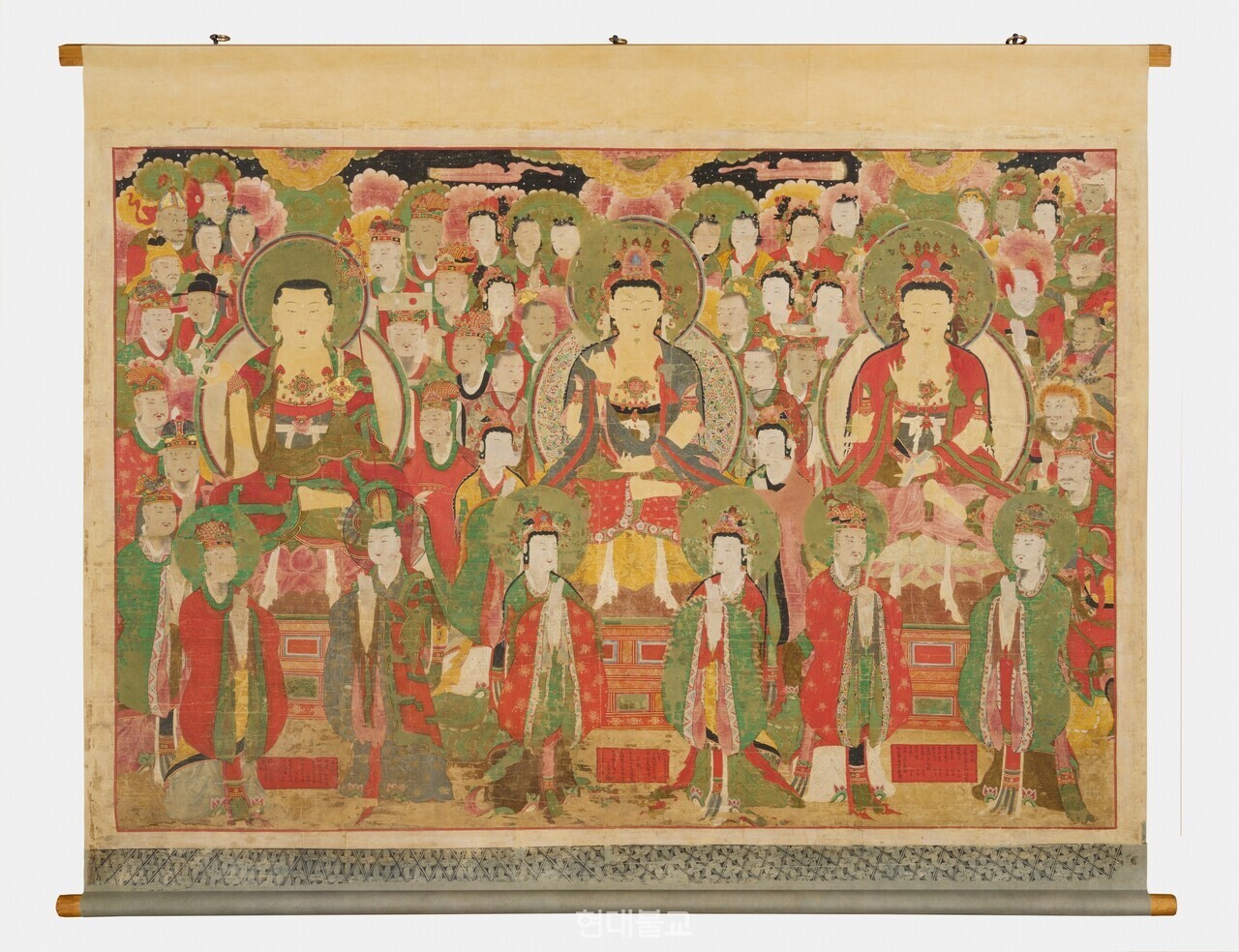 구룡사 삼장보살도. 보물로 지정돼 있다.