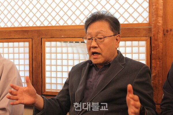 주명철 동국대학교 인도철학총동문회 부회장.