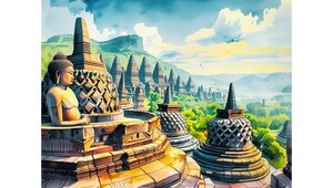 [송마나의  시절인연] 보로부두르, 공(空)의 자리